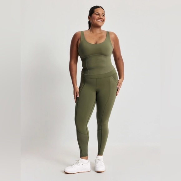 knix Pants - NWT Knix Pursuit Leakproof Training Legging – Olive, Size XXL